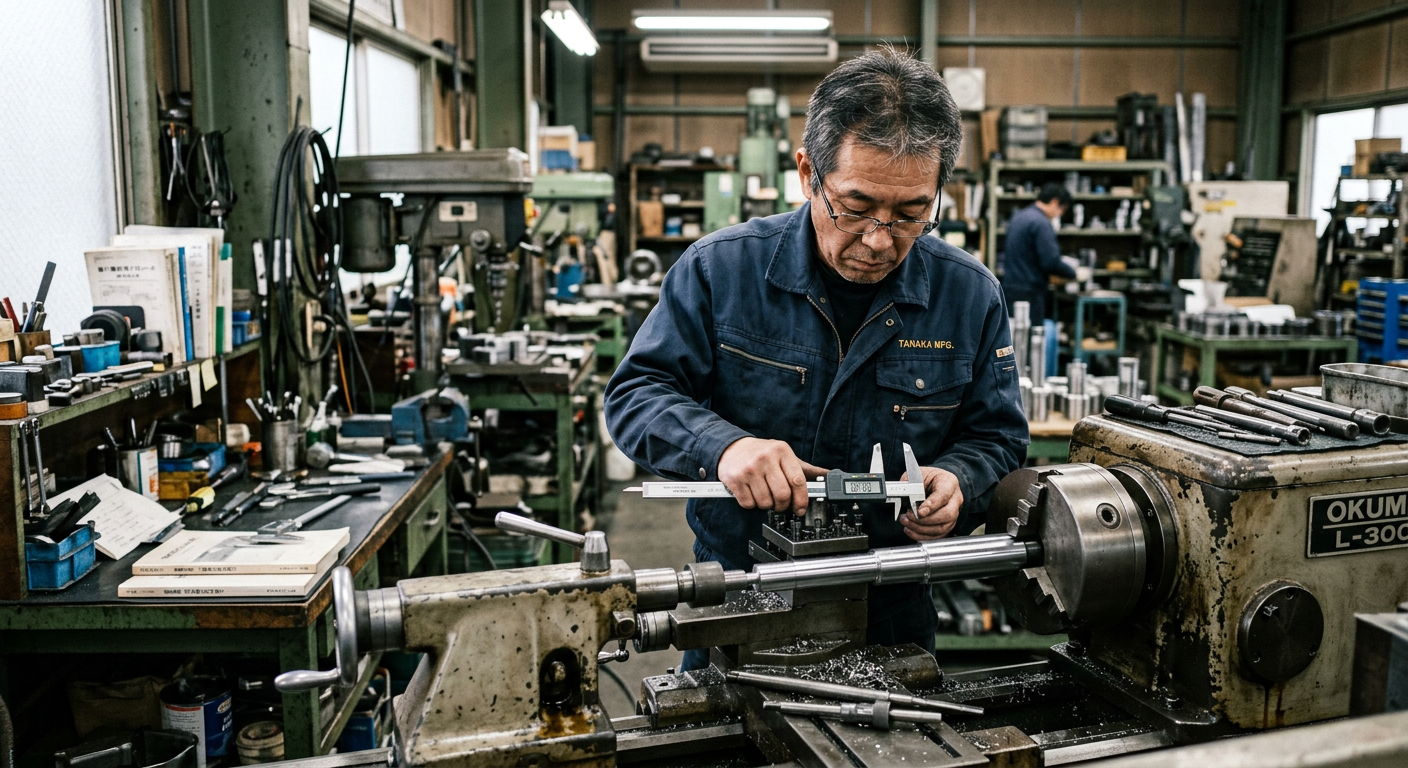 金属加工の現場